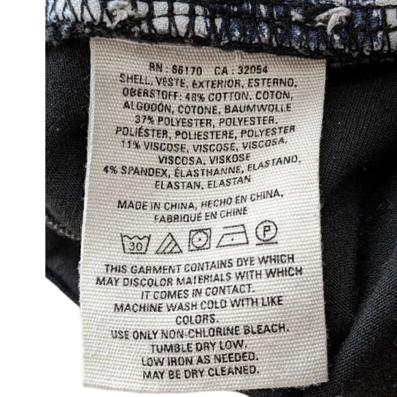 Anthropologie Pilcro and the Letterpress Black High Rise Denim Jeans Size 26 - Picture 11 of 11